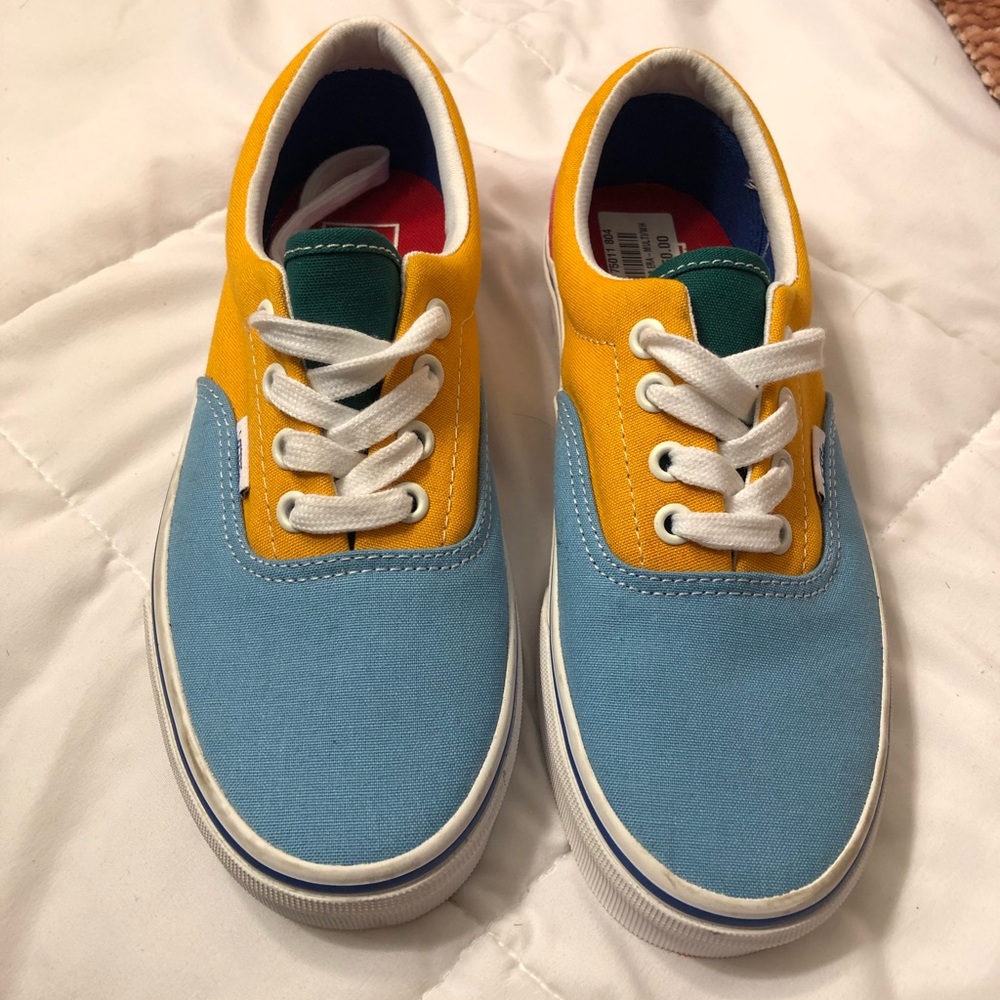 COLORFUL VANS SZ 6.5
